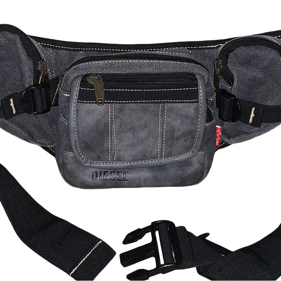 Diesel Spare Parts Vintage 1990’s Multi Compartment Belt Bag - Picture 1 of 8